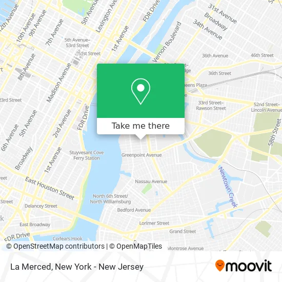 La Merced map