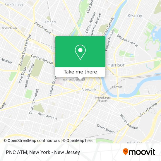 PNC ATM map