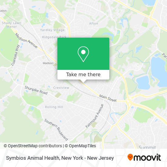 Mapa de Symbios Animal Health