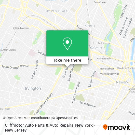 Cliffmotor Auto Parts & Auto Repairs map