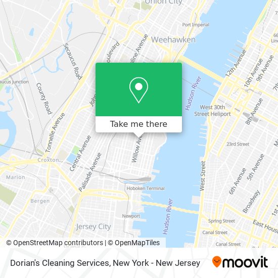 Mapa de Dorian's Cleaning Services