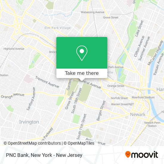 PNC Bank map