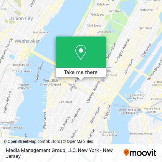 Mapa de Media Management Group, LLC