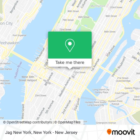 Mapa de Jag New York