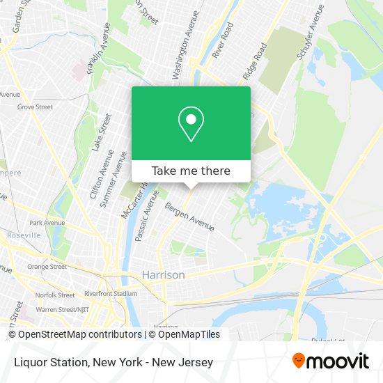 Liquor Station map