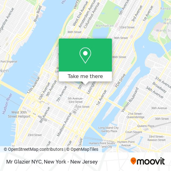 Mapa de Mr Glazier NYC