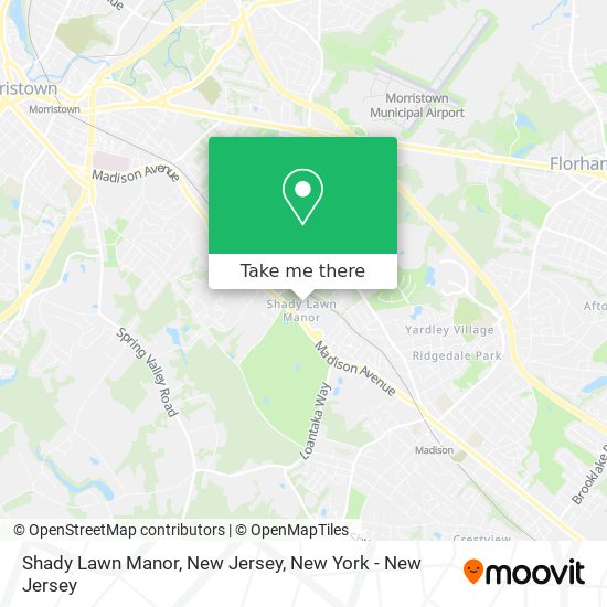 Mapa de Shady Lawn Manor, New Jersey