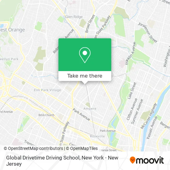Global Drivetime Driving School map