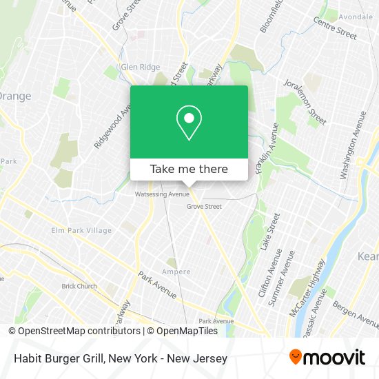 Habit Burger Grill map