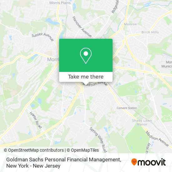 Mapa de Goldman Sachs Personal Financial Management