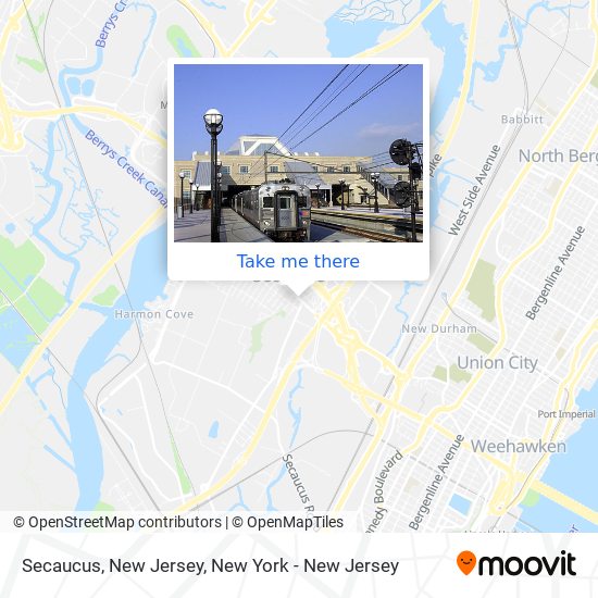 Secaucus, New Jersey map