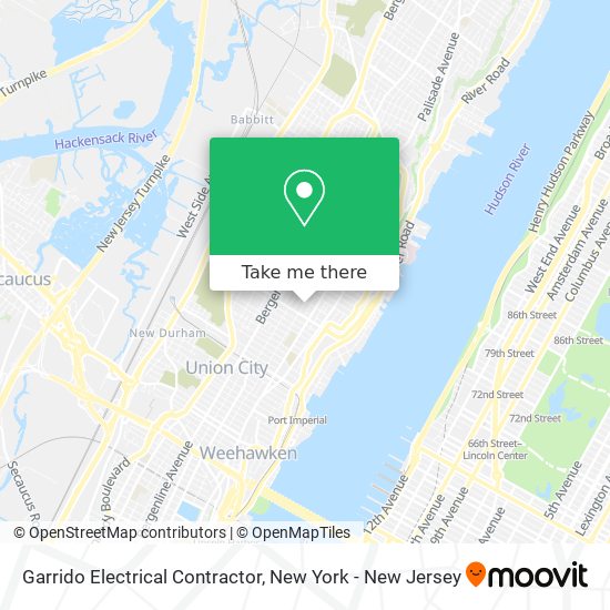 Garrido Electrical Contractor map