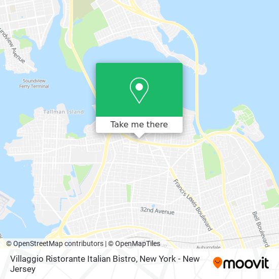 Mapa de Villaggio Ristorante Italian Bistro