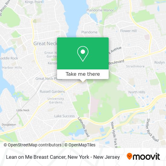 Lean on Me Breast Cancer map