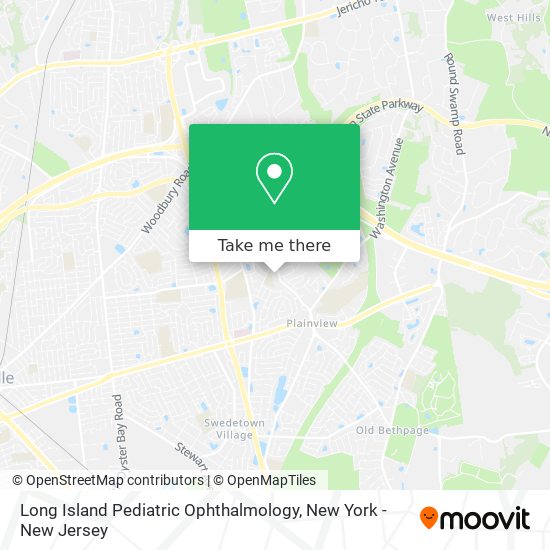 Long Island Pediatric Ophthalmology map