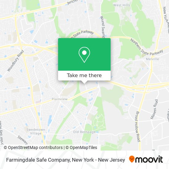 Mapa de Farmingdale Safe Company