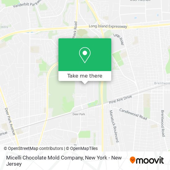 Micelli Chocolate Mold Company map
