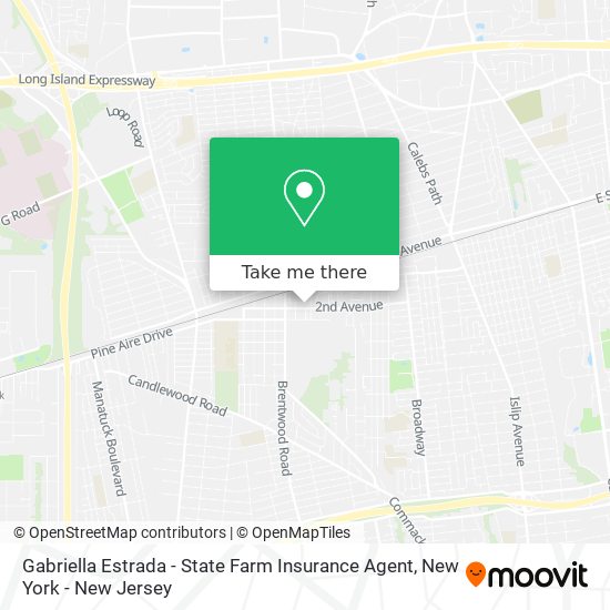 Gabriella Estrada - State Farm Insurance Agent map