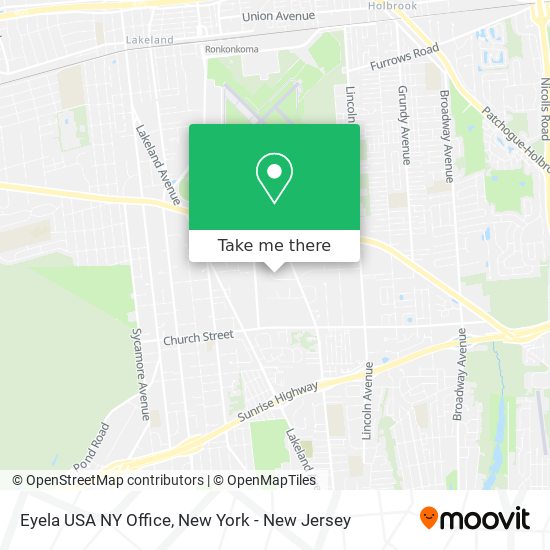 Mapa de Eyela USA NY Office