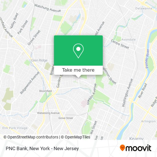 PNC Bank map