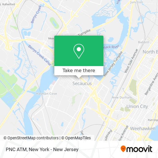 PNC ATM map