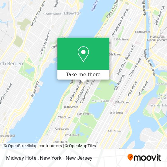 Mapa de Midway Hotel