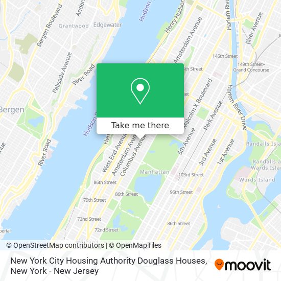 New York City Housing Authority Douglass Houses map