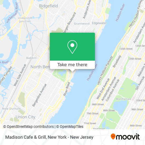 Mapa de Madison Cafe & Grill