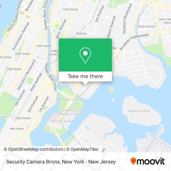 Security Camera Bronx map