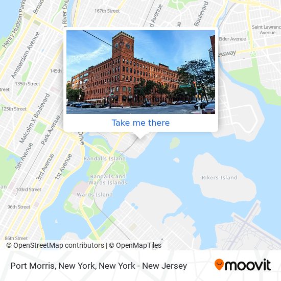 Port Morris, New York map