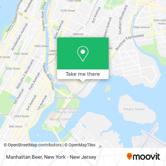 Mapa de Manhattan Beer