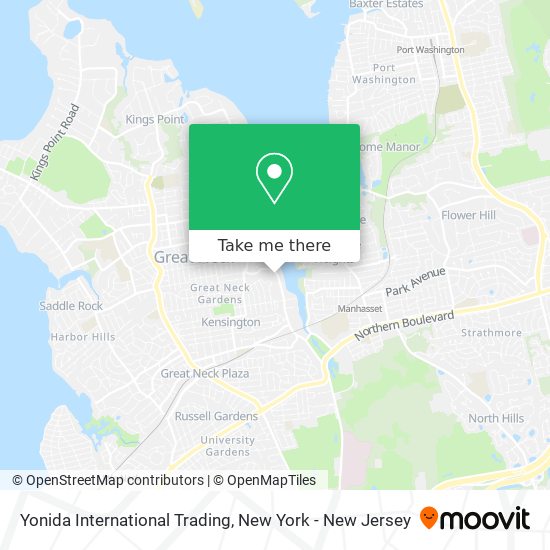 Yonida International Trading map