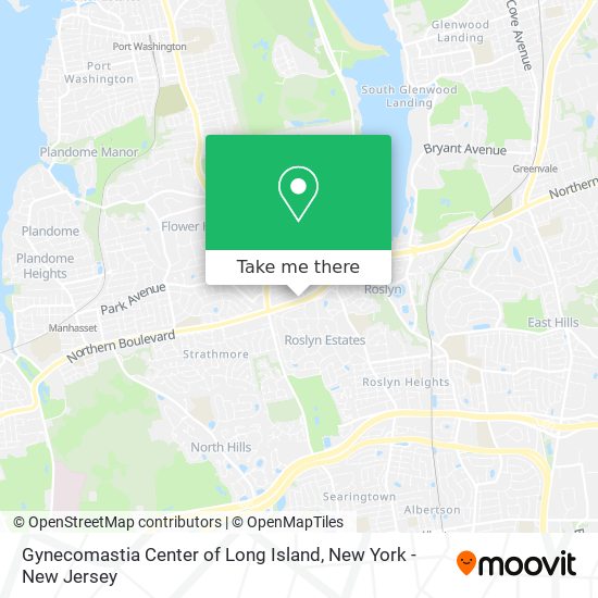 Gynecomastia Center of Long Island map