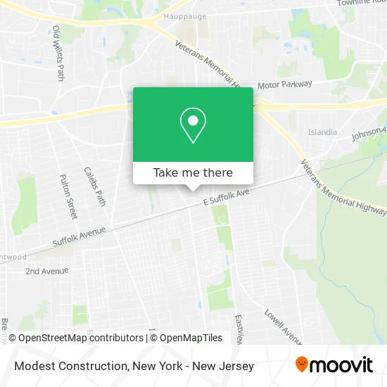 Modest Construction map