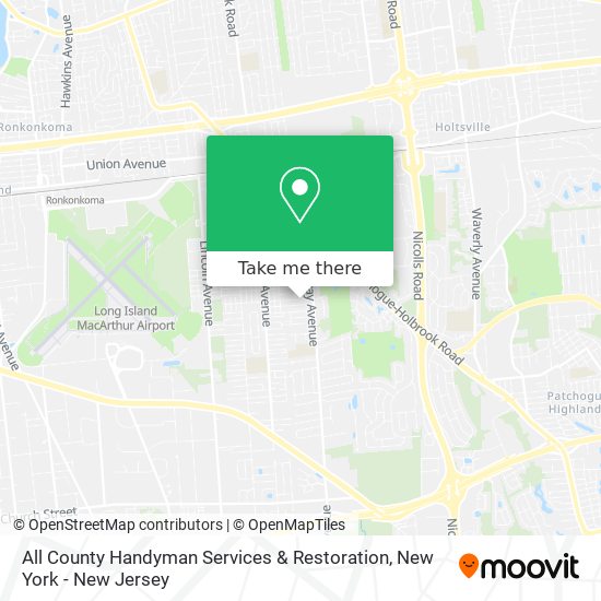 Mapa de All County Handyman Services & Restoration