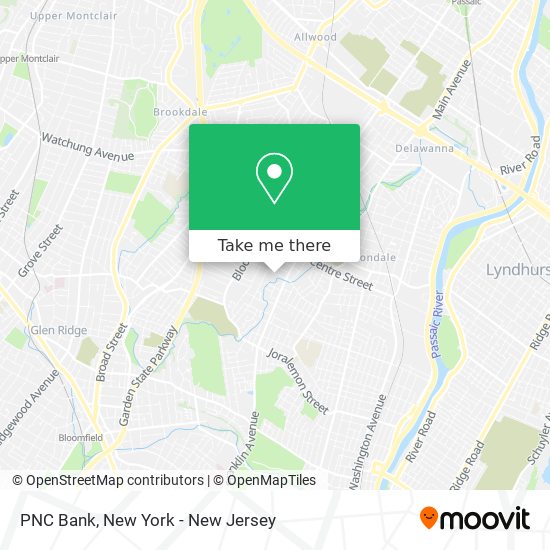 PNC Bank map