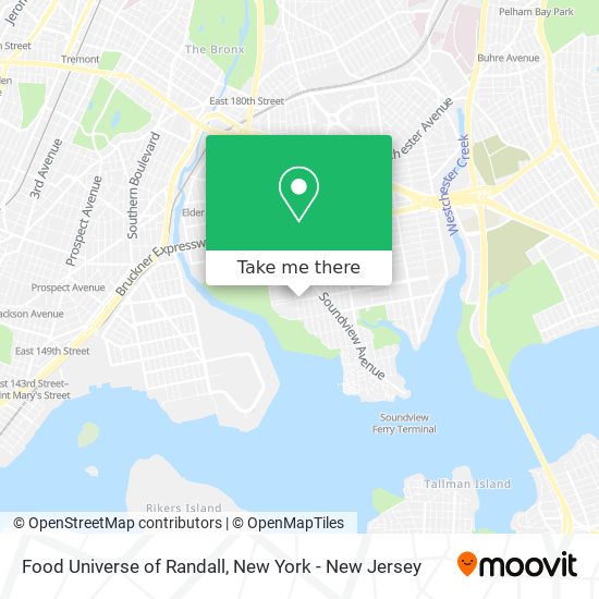 Mapa de Food Universe of Randall