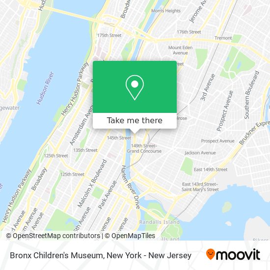 Bronx Children's Museum map