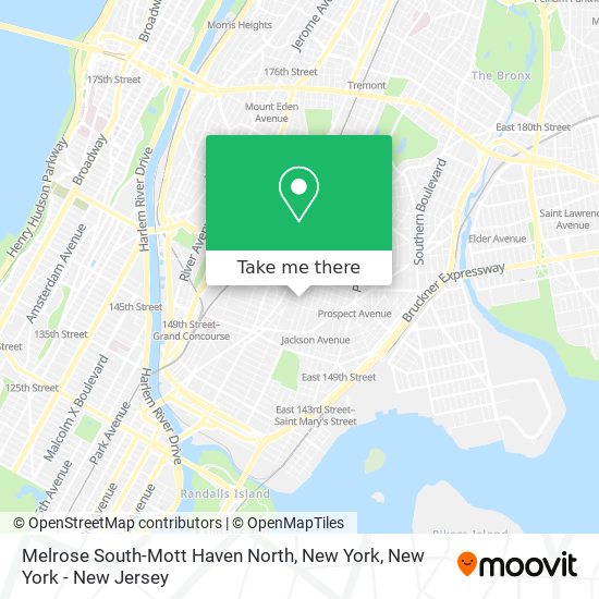 Mapa de Melrose South-Mott Haven North, New York