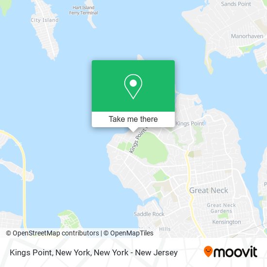 Mapa de Kings Point, New York