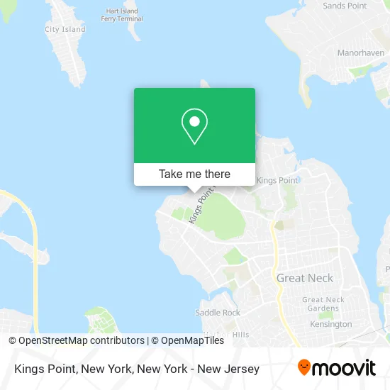 Kings Point, New York map