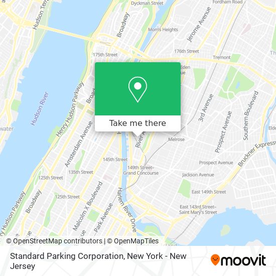 Standard Parking Corporation map
