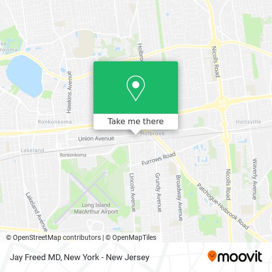 Jay Freed MD map