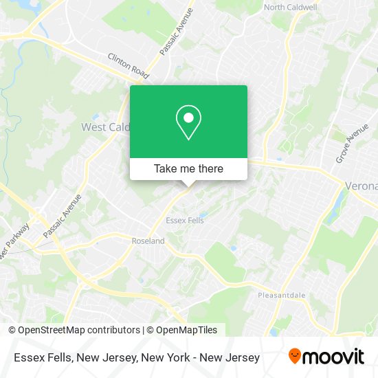 Mapa de Essex Fells, New Jersey