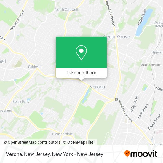 Verona, New Jersey map