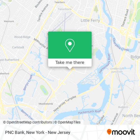 PNC Bank map