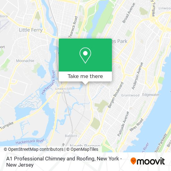 Mapa de A1 Professional Chimney and Roofing