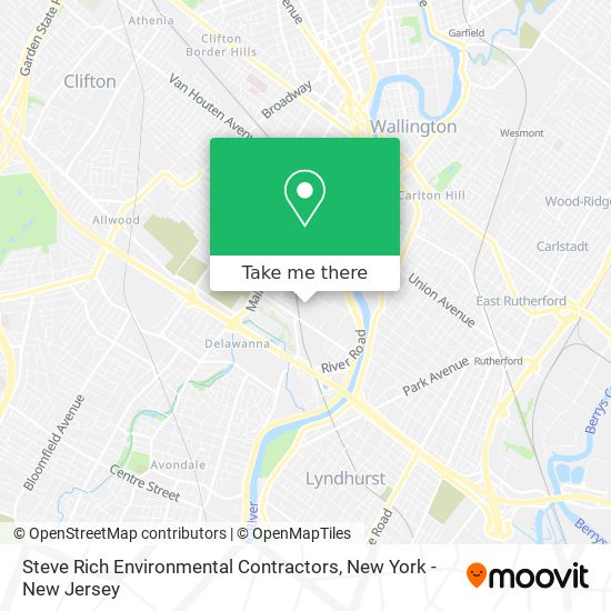 Steve Rich Environmental Contractors map