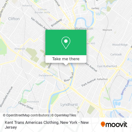 Kent Trans Americas Clothing map