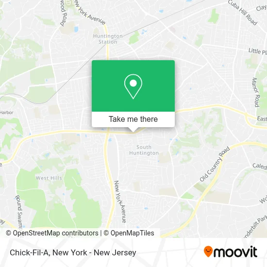 Chick-Fil-A map